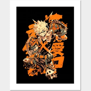 bakugo Posters and Art